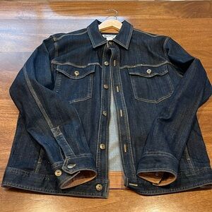 Men's Double Flex Denim Standard Fit Trucker Jacket size Medium